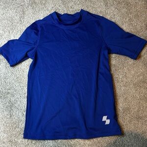 Boys Blue Swim Shirt Rashguard